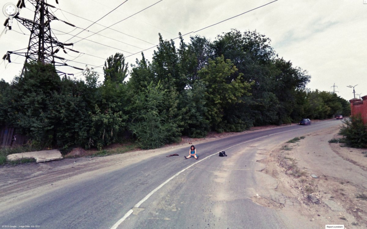 Фотография: 27 необычных фотографий из Google Street View №21 - BigPicture.ru