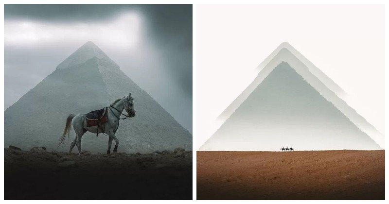 Фотография: Пирамиды Гизы, какими вы их еще не видели №1 - BigPicture.ru
