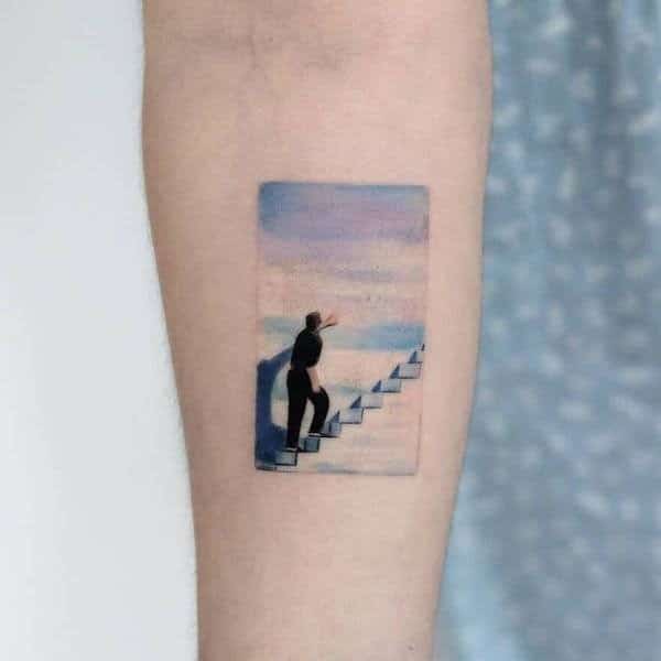 Фотография: Татуировки Хакана Адика, сочетающие в себе знаменитые картины и персонажей поп-культуры №15 - BigPicture.ru