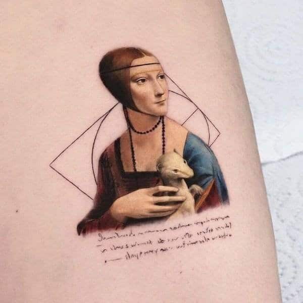 Фотография: Татуировки Хакана Адика, сочетающие в себе знаменитые картины и персонажей поп-культуры №24 - BigPicture.ru