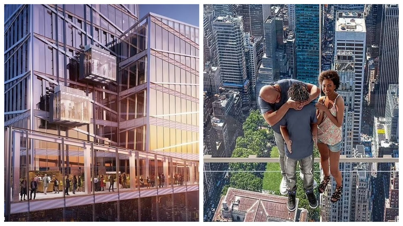 Фотография: Новая страшная достопримечательность Нью-Йорка: смотровая площадка высотой 370 метров №1 - BigPicture.ru