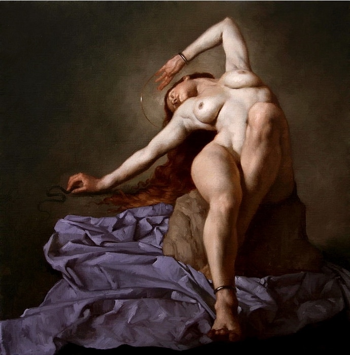 Фотография: Мрачная эротика в стиле барокко от современного классика живописи Роберто Ферри №7 - BigPicture.ru