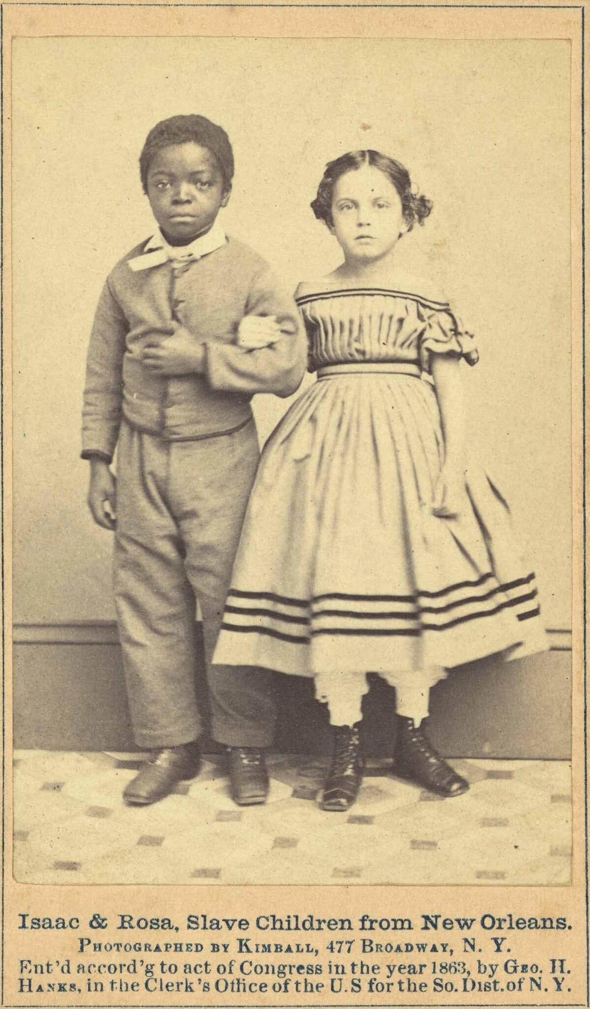 Фотография: История Исаака и Розы, детей-рабов из Нового Орлеана, 1863 год №2 - BigPicture.ru