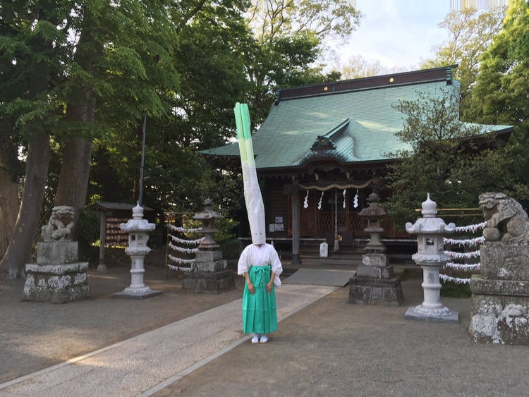 Луковая голова: необычный ритуал в японском храме удивляет и озадачивает