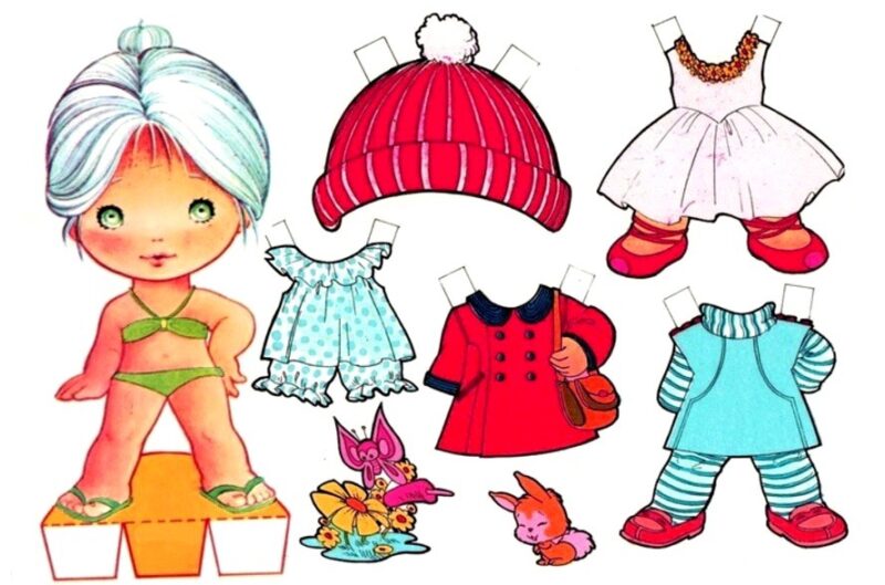 Фотография: Бумажные куклы: доступная, увлекательная и творческая игра детей СССР №8 - BigPicture.ru