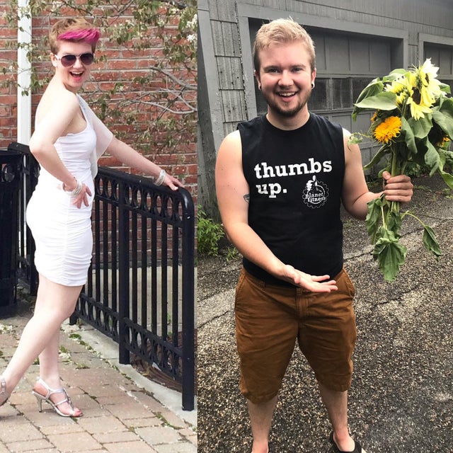 Фотография: 22 фото трансгендеров до и после того, как они стали... собой №5 - BigPicture.ru