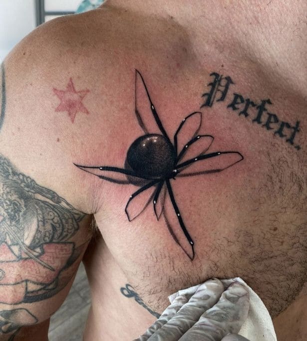 Фотография: Мастер тату из США впечатляет новым трендом - 3D-рисунком ядовитого паука №3 - BigPicture.ru