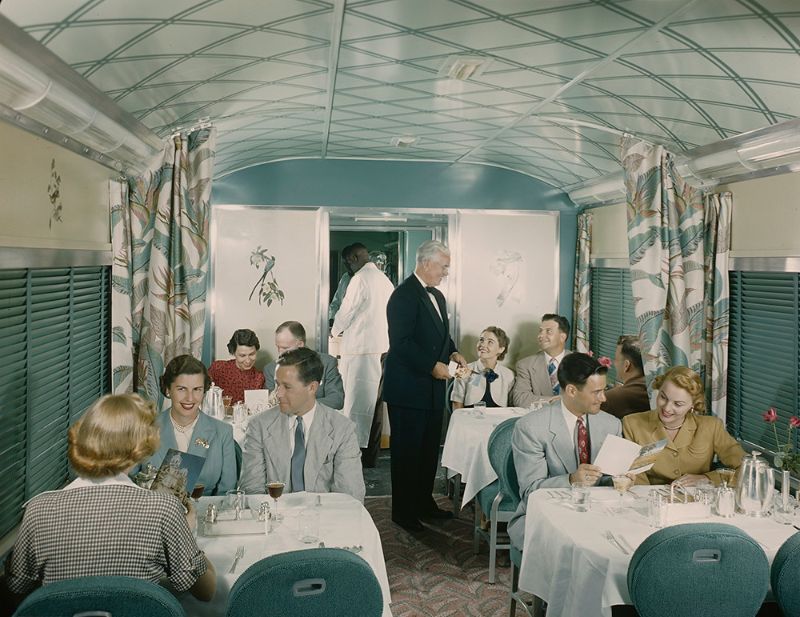 Фотография: Уют и роскошь на рельсах: вот как путешествия на поезде в США выглядели в 1950-е годы №1 - BigPicture.ru