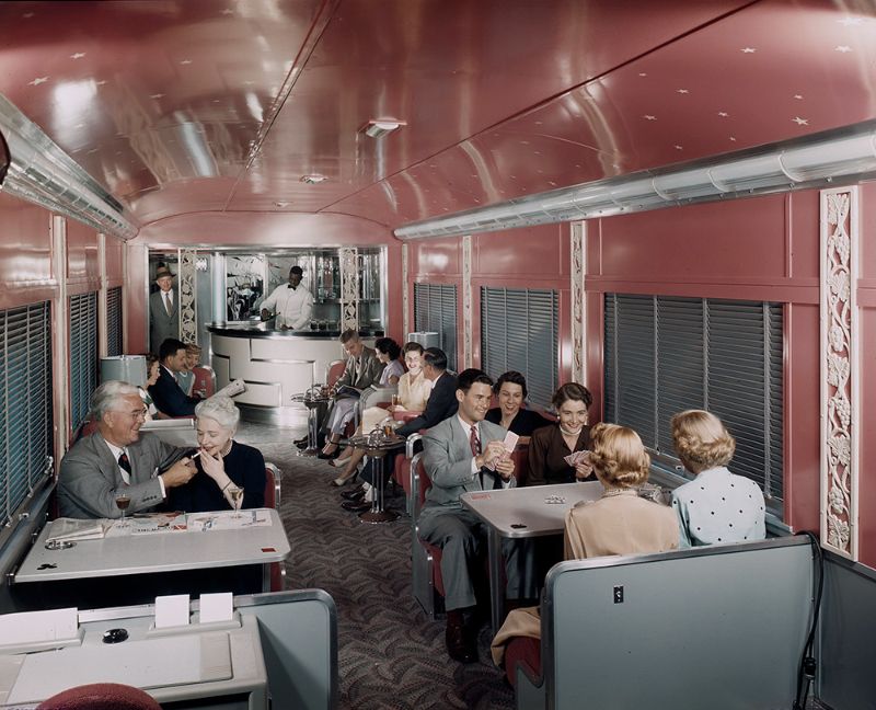 Фотография: Уют и роскошь на рельсах: вот как путешествия на поезде в США выглядели в 1950-е годы №17 - BigPicture.ru