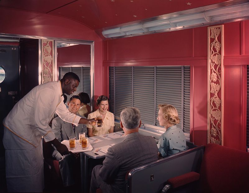 Фотография: Уют и роскошь на рельсах: вот как путешествия на поезде в США выглядели в 1950-е годы №4 - BigPicture.ru