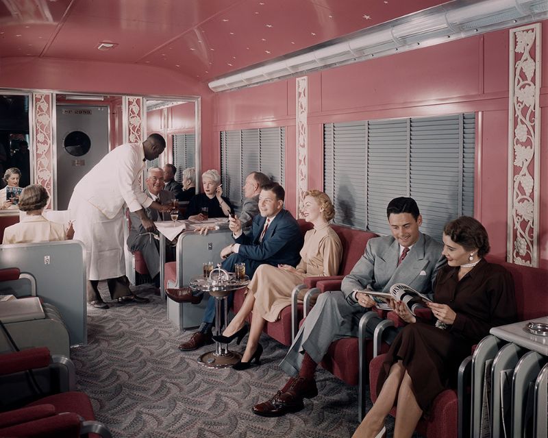 Фотография: Уют и роскошь на рельсах: вот как путешествия на поезде в США выглядели в 1950-е годы №18 - BigPicture.ru
