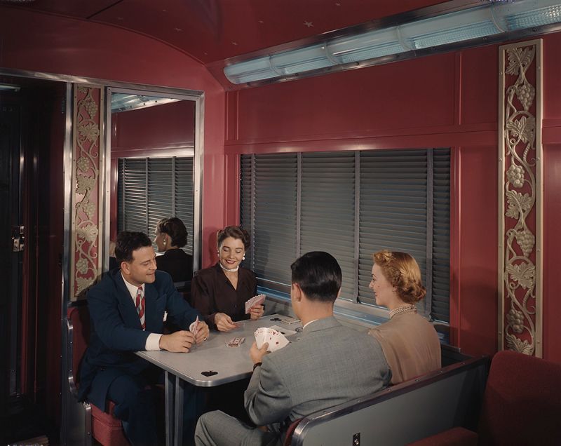 Фотография: Уют и роскошь на рельсах: вот как путешествия на поезде в США выглядели в 1950-е годы №5 - BigPicture.ru