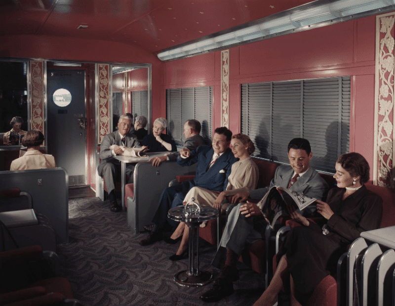 Фотография: Уют и роскошь на рельсах: вот как путешествия на поезде в США выглядели в 1950-е годы №2 - BigPicture.ru