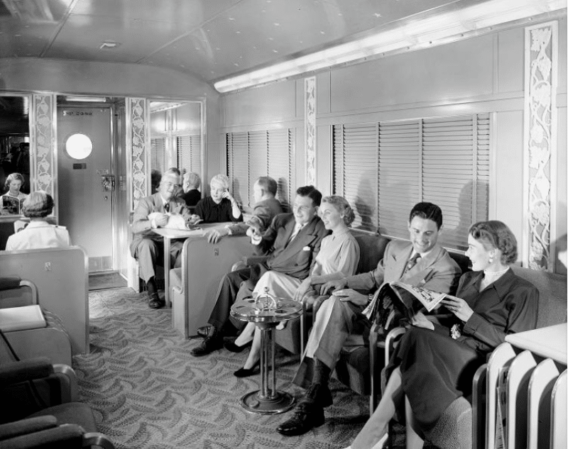Фотография: Уют и роскошь на рельсах: вот как путешествия на поезде в США выглядели в 1950-е годы №7 - BigPicture.ru