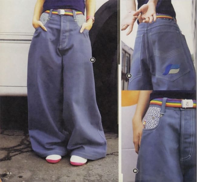 Фотография: Джинсы с широкими штанинами: странный модный тренд из 90-х, который снова возвращается №9 - BigPicture.ru