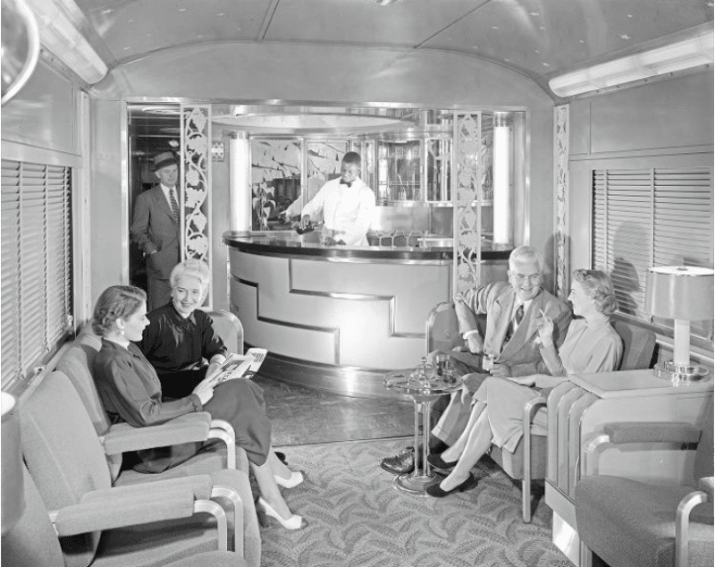 Фотография: Уют и роскошь на рельсах: вот как путешествия на поезде в США выглядели в 1950-е годы №11 - BigPicture.ru