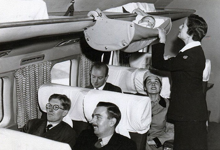 Фотография: Как дети путешествовали на борту самолета в 1950-х №1 - BigPicture.ru