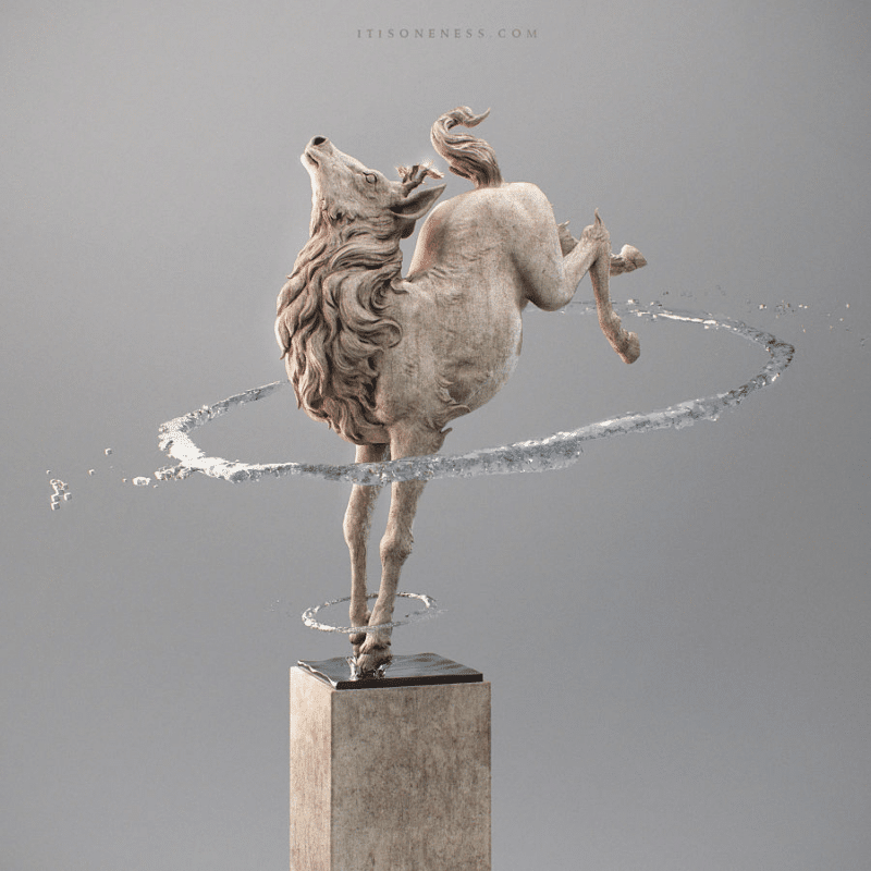 Фотография: Скульптор Юки Морита и его удивительные химеры №2 - BigPicture.ru