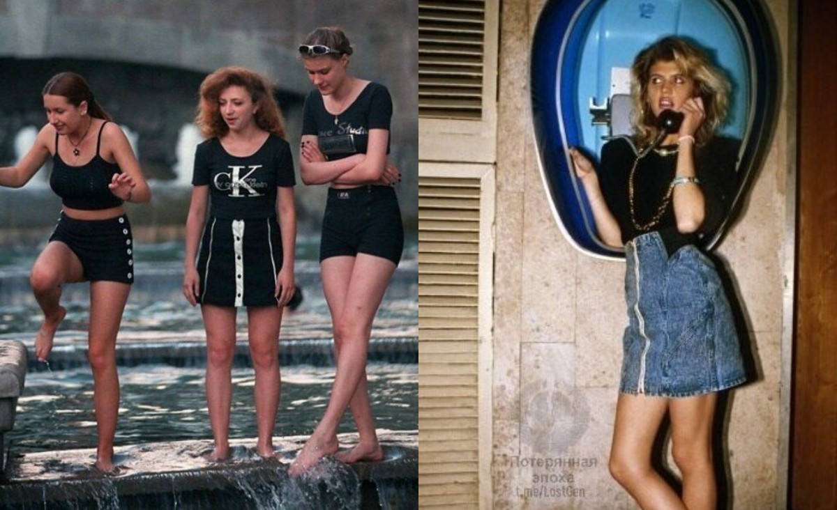 Фотография: От школьниц до жриц любви: как выглядели девушки в 90-х №1 - BigPicture.ru