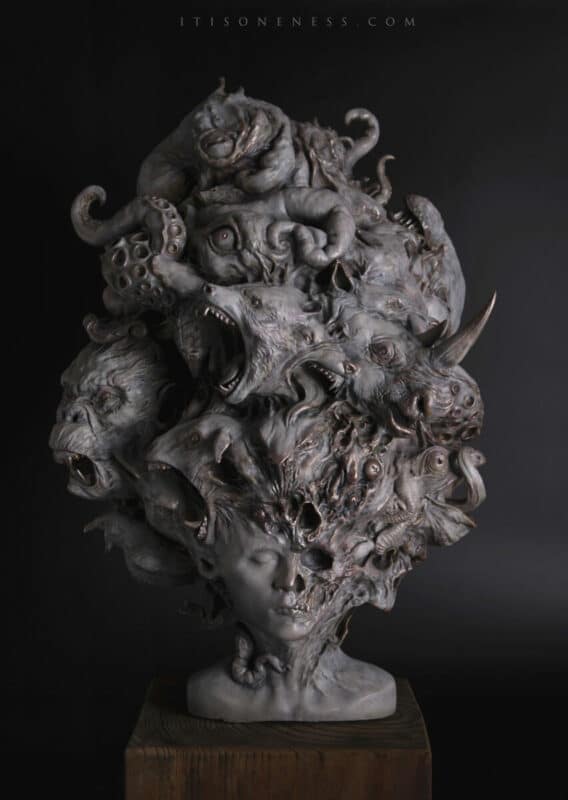 Фотография: Скульптор Юки Морита и его удивительные химеры №3 - BigPicture.ru