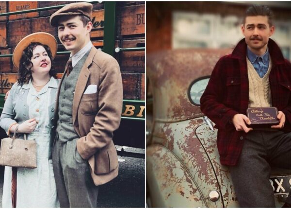 Влюбленные из США живут в стиле 1930-х годов – винтажная одежда, дом, машина