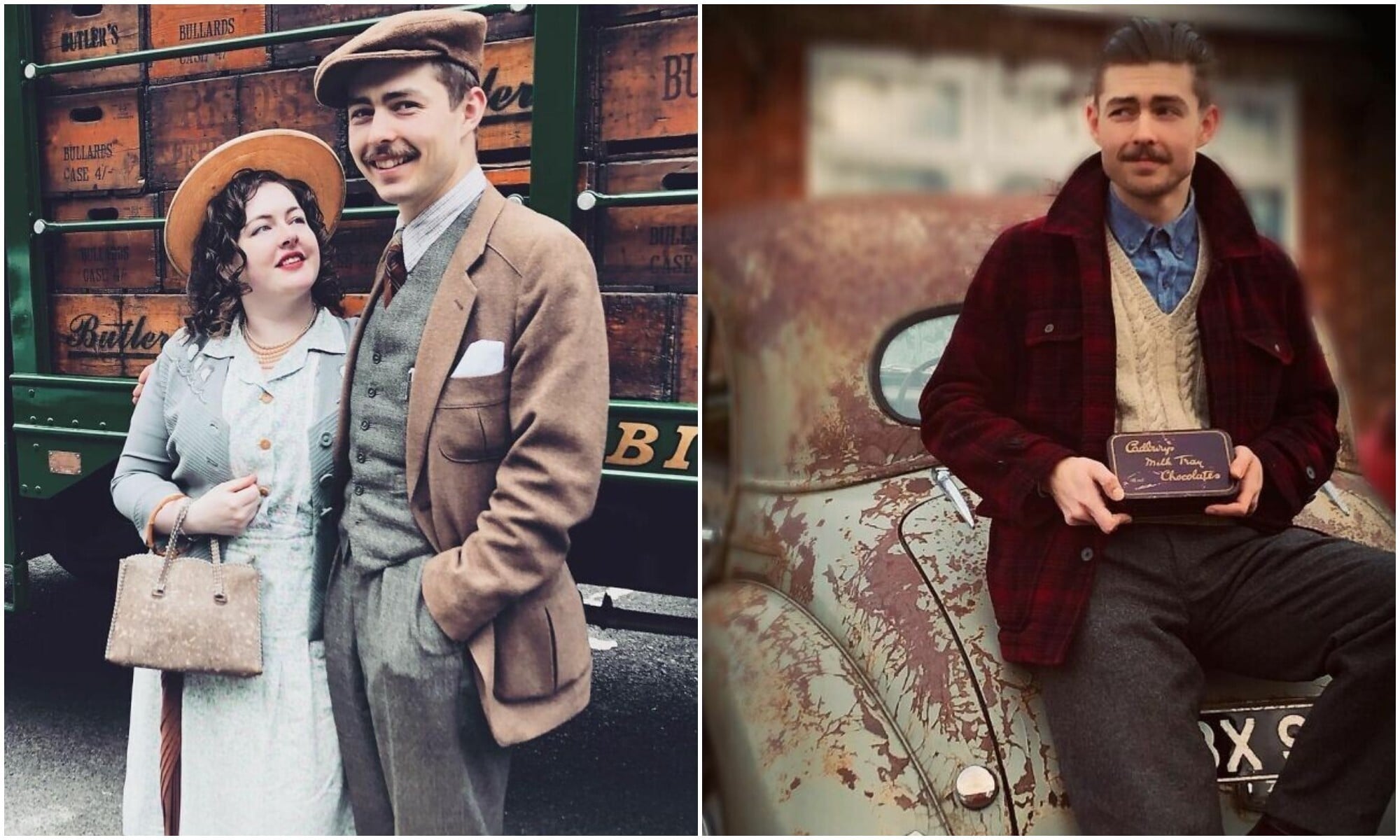 Фотография: Влюбленные из США живут в стиле 1930-х годов – винтажная одежда, дом, машина №1 - BigPicture.ru