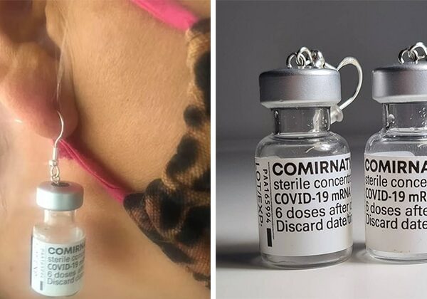 Австралийский модный бренд выпустил серьги в виде вакцины. В Сети разгорелись споры