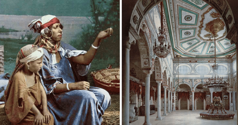 Фотография: Тунис конца 19-го века на старинных цветных открытках №1 - BigPicture.ru