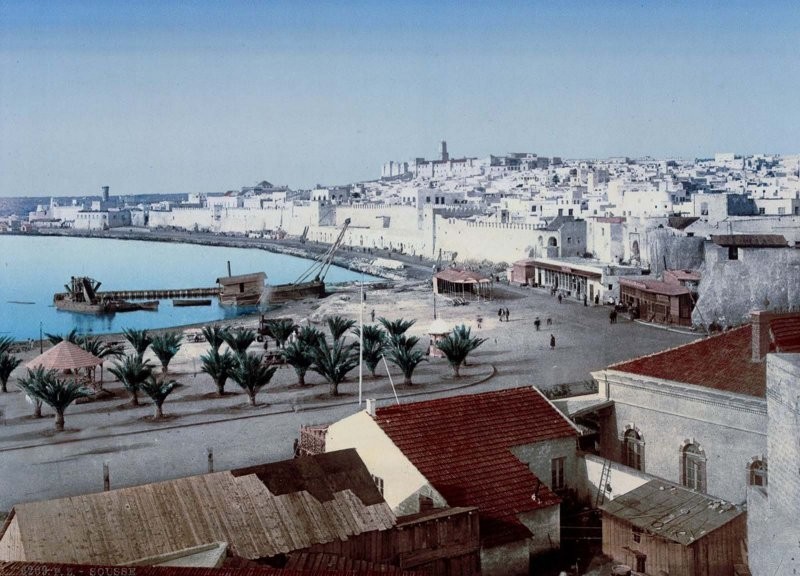 Фотография: Тунис конца 19-го века на старинных цветных открытках №13 - BigPicture.ru