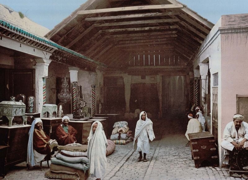 Фотография: Тунис конца 19-го века на старинных цветных открытках №23 - BigPicture.ru