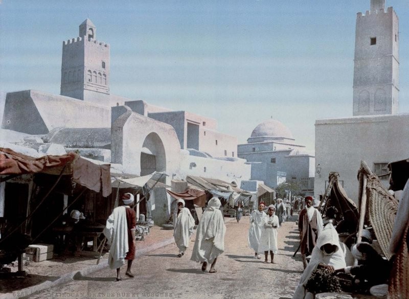 Фотография: Тунис конца 19-го века на старинных цветных открытках №3 - BigPicture.ru