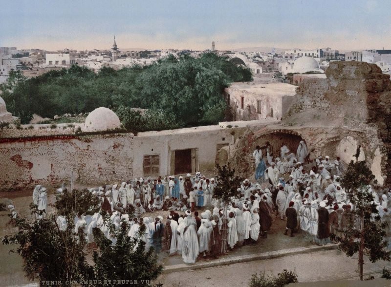 Фотография: Тунис конца 19-го века на старинных цветных открытках №28 - BigPicture.ru
