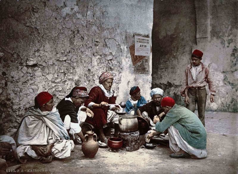 Фотография: Тунис конца 19-го века на старинных цветных открытках №12 - BigPicture.ru
