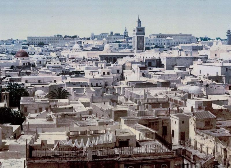 Фотография: Тунис конца 19-го века на старинных цветных открытках №14 - BigPicture.ru