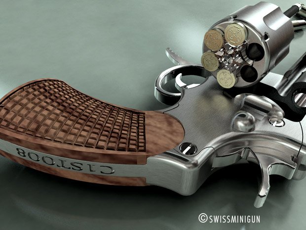 Фотография: Да, он стреляет! В Швейцарии изготовили самый миниатюрный боевой револьвер №2 - BigPicture.ru