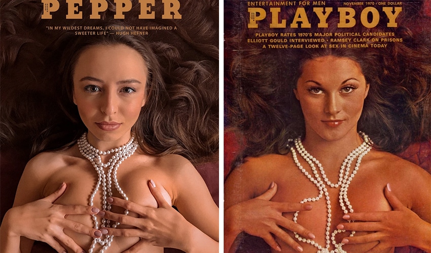 Фотография: Россиянка воссоздает горячие обложки Playboy прямо на своей кухне №7 - BigPicture.ru