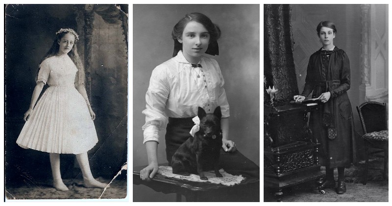 Фотография: Мгновения прошлого: как выглядели юные леди 100 лет назад №1 - BigPicture.ru