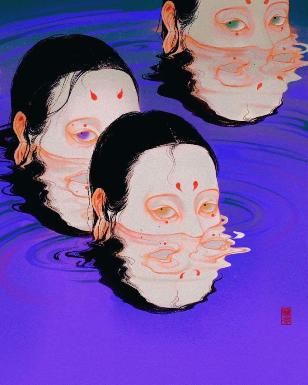 Bigpicture.ru 35 психоделических рисунков японской художницы SilllDa 117291870329591 4288289190474943876 n 990x1238