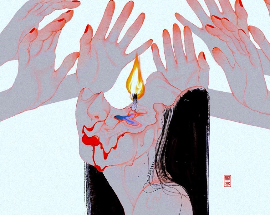 Bigpicture.ru 35 психоделических рисунков японской художницы SilllDa 184951767015037 2476205433268907987 n