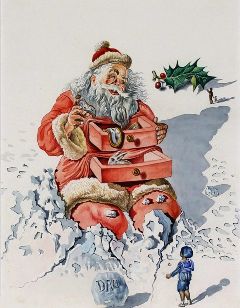 Bigpicture.ru Рождественские открытки Сальвадора Далиdali