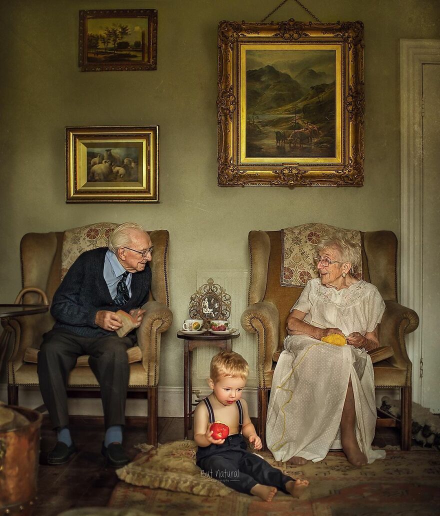 Bigpicture.ru И стар и млад, трогательный фотопроект о связи старшего поколения с внукамиwith grandkids sujata setia 25