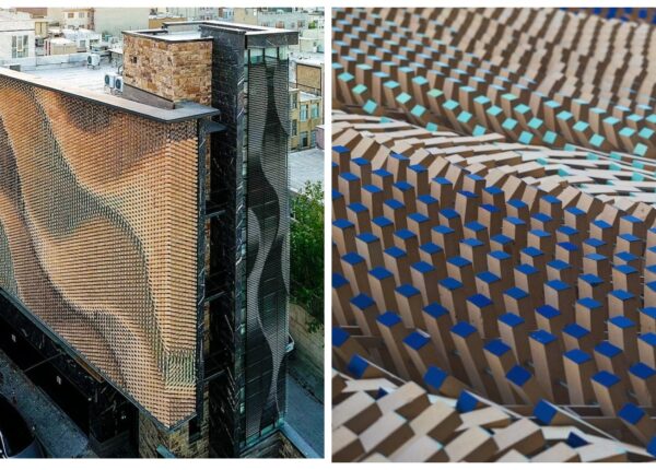 Архитектор из Ирана создал параметрическую стену из вращающихся кирпичей