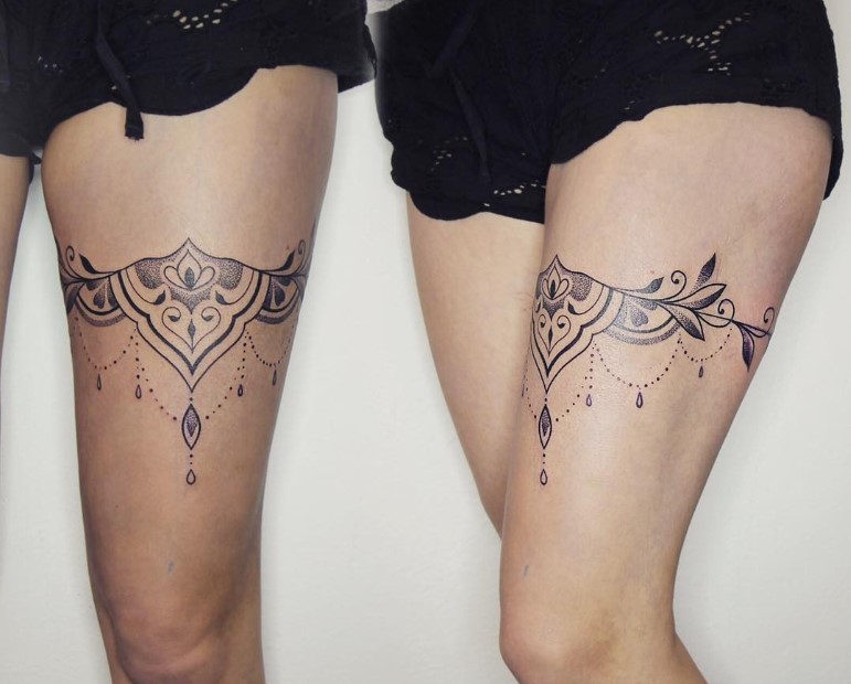 Bigpicture.ru примеры потрясающих татуировок для ног 09