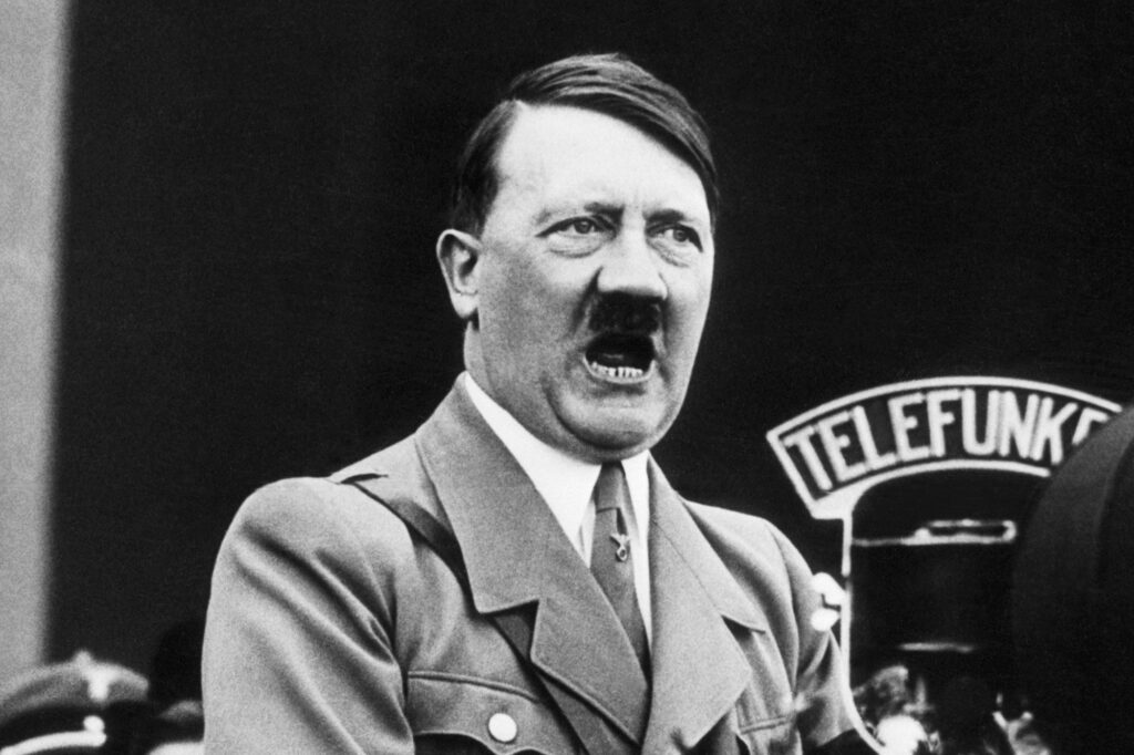 Adolf hitler speaking