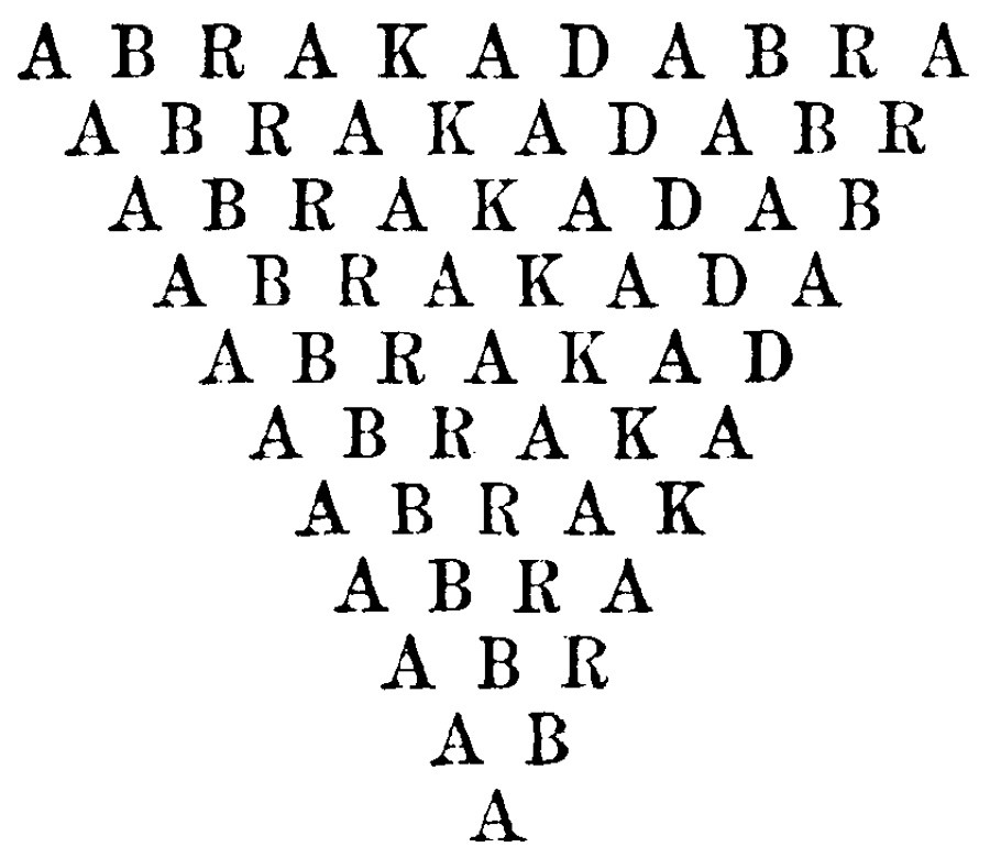 Что означает слово «абракадабра» и почему мы неправильно его используем