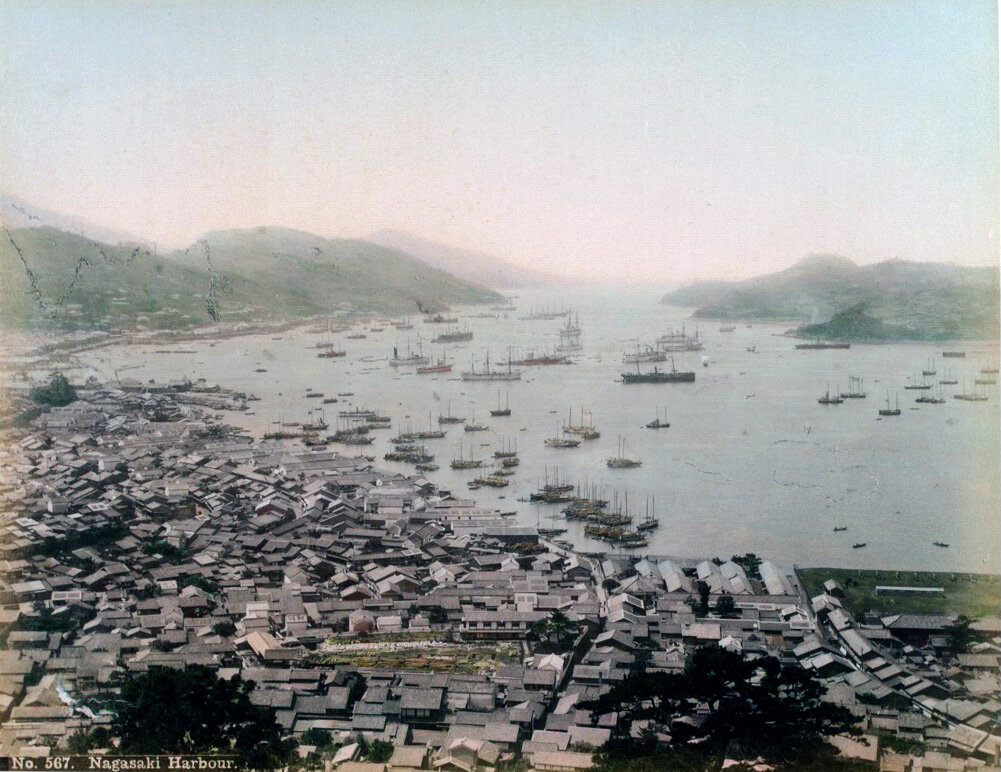 Bigpicture ru nagasaki harbour1880