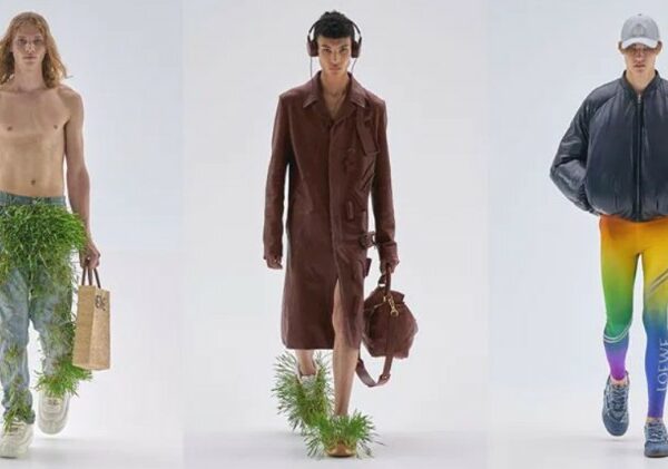 Модный бренд Loewe представил одежду, покрытую мхом и травой