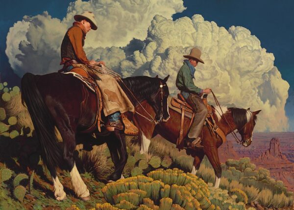 Сцены из жизни Дикого Запада на прекрасных картинах Марка Маджори