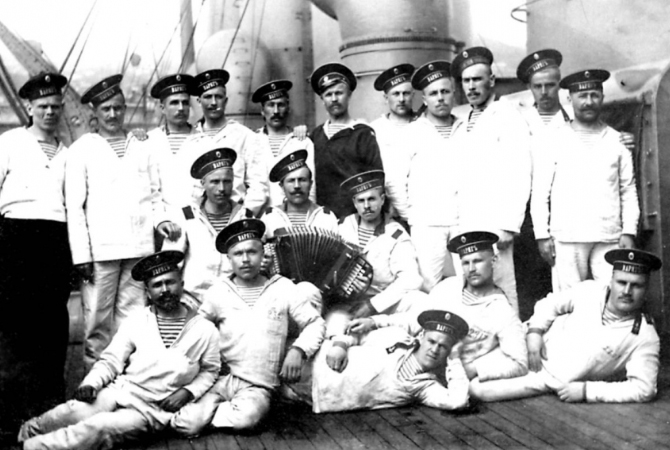 Bigpicture.ru На палубе Варяга, 1916 год