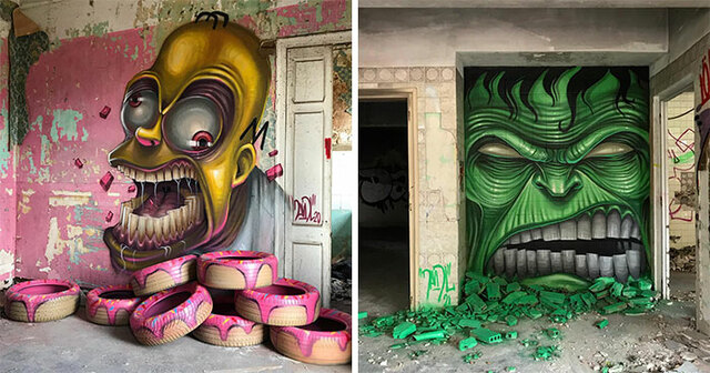 Bigpicture ru 6331894902478 graffiti of popular characters in abandoned places david lozano coverimage2
